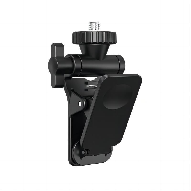 Universal Fill Light Phone Clip with 1/4 Interface, Cold Shoe Mount, Strong Grip for GoPro and Video Conferencing