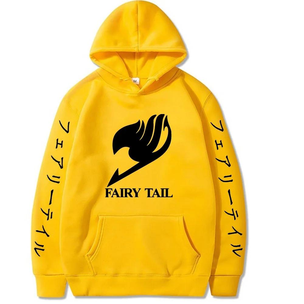 Fairy Tail Anime Hoodie Autumn Fleece Clothes Plus Size Sweatshirt Long Sleeve High Quality Streetwear Harajuku