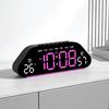 Temperature Display Digital Clock Humidity Display Desk Clock LED Alarm Clock  Living Room