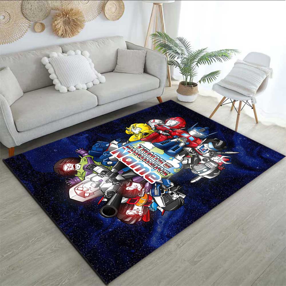 Love Transformers (5) Customize your name rug, office chair cushion, home bedroom living room gift.