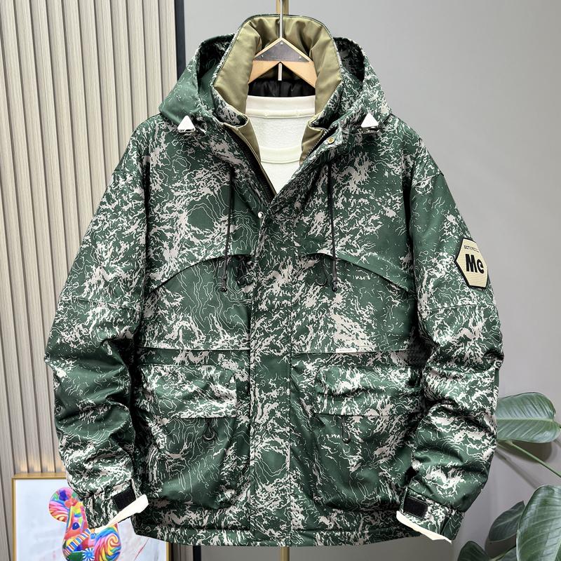 Plus Size 5XL-11XL Fashion Men's Oversize Parkas Winter Coat Hooded Casual Loose Thick Warm Outerwears Men Jackets