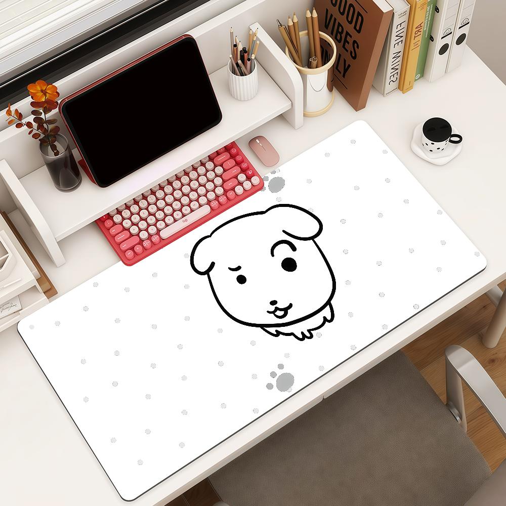 Cartoon Cute Gganadi Dog Mouse Pad Square Office Gaming Desk Mat Waterproof Nonslip Rubber Decorative
