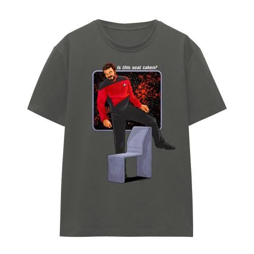 STAR TREK Unisex Adult Is This Seat Taken T-Shirt