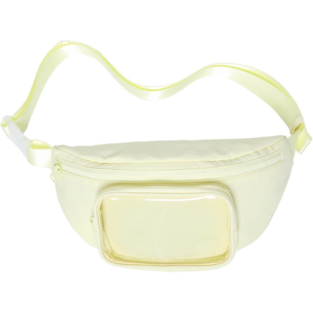 2025 Spring/Summer Transparent Lightweight Nylon Unisex Chest Bag & Waist Bag