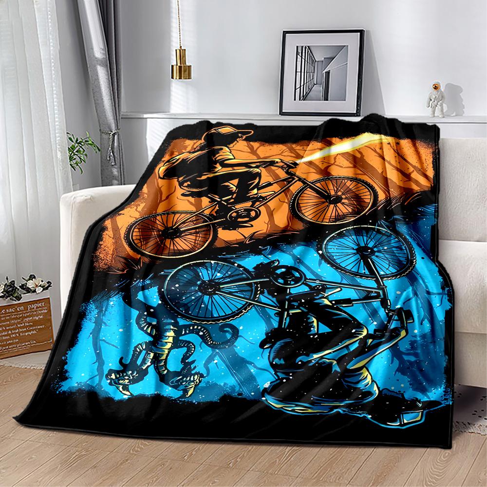 Stranger Things Mashup Suitable Blanket for Offices, Travel, Living Rooms Also a Good Gift for Friends and Family Suitable for All Seasons.
