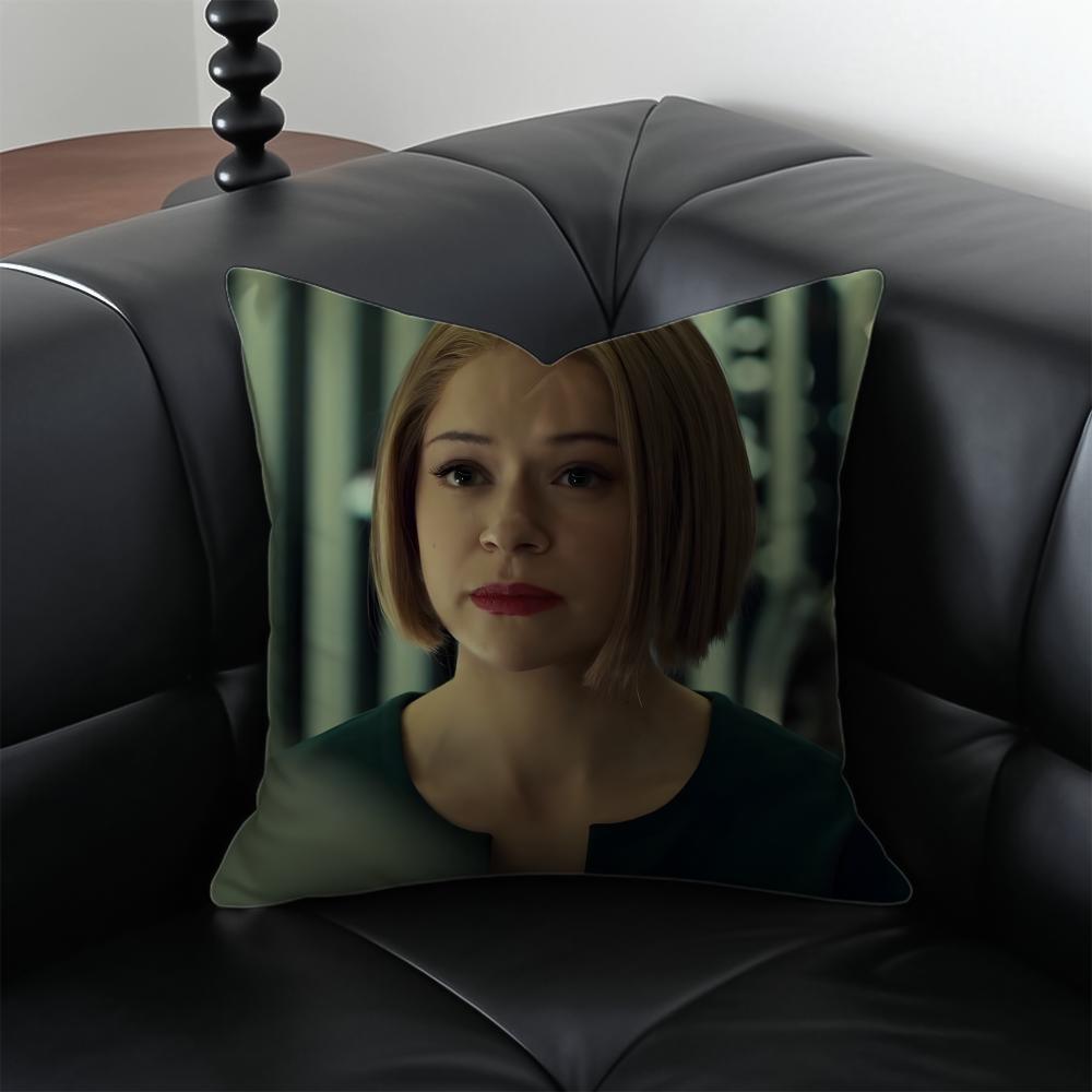Orphan Black Character RRachel Duncan Cushion Cover Pillow Case Antidustmite Invisible Zipper Silky Plush Cushion