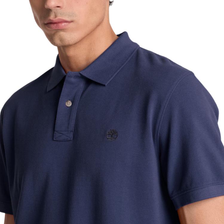 Timberland Millers River Comfortable Solid Color Short Sleeve Polo Shirt Men Tops TB0A5TR3AIH1