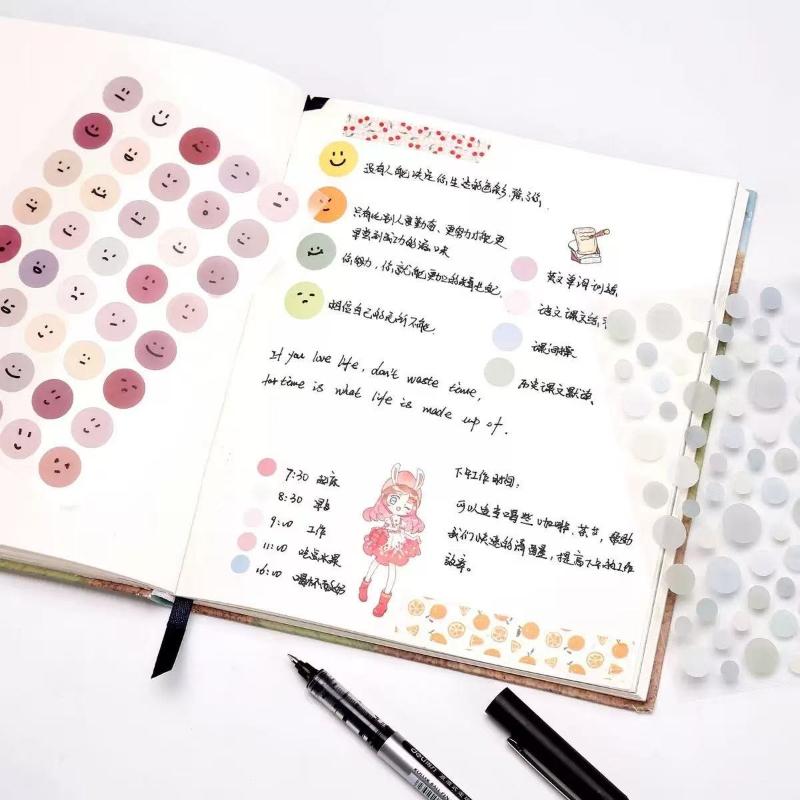 Office School Supplies Practical Geometry and Paper Irregular Stationery Cup Phone Universal Kawai Student Stickers Gift Lovely