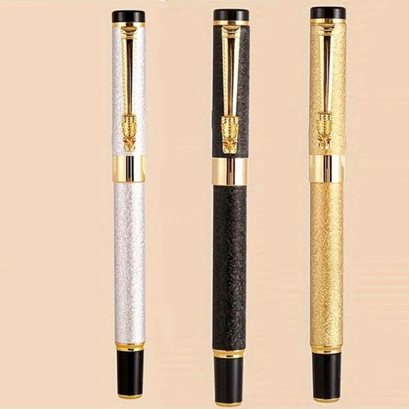 Luxusní vysoce kvalitní 0,5mm hrot pera Kovové plnicí pero - Ideální pro podnikání a kaligrafii