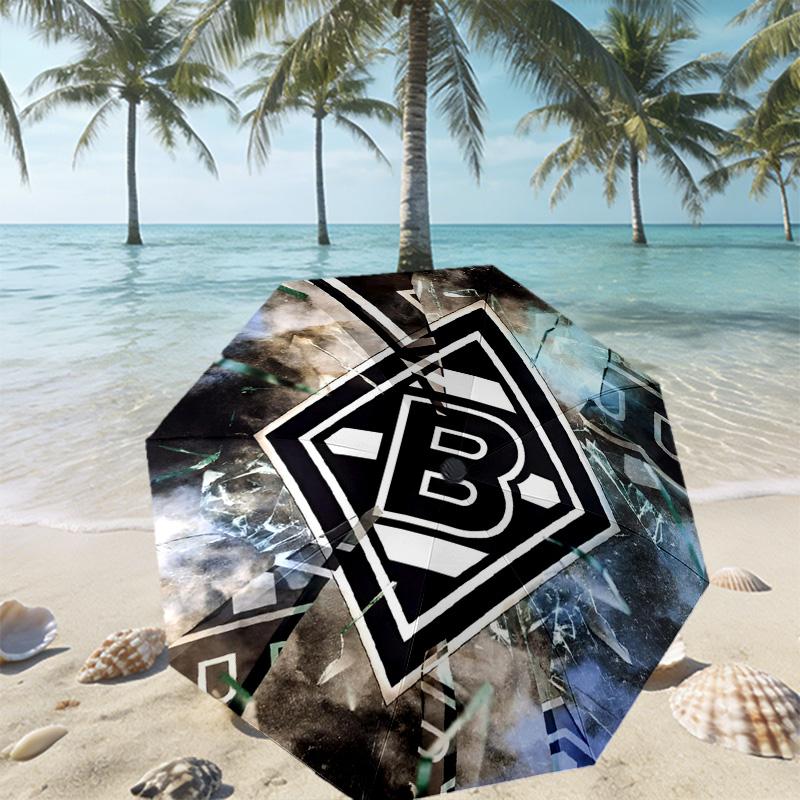 Borussia Monchengladbach Print Umbrella Automatic Opening/ Closing - Portable Foldable Design - Daily use for Travel/Outdoor - Gift for Birthday