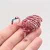 Creative Cutout Flamingo Corsage Simple Fashion Animal Brooch Coat Coat Bird Pin Accessories