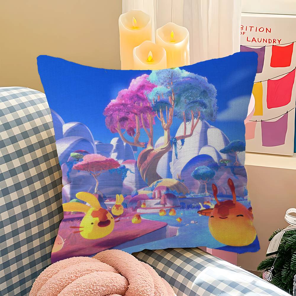 Game SSlime RRancher Cushion Cover Inches Farmhouse Decor Home Throw Pillow Covers for Couch Decorations