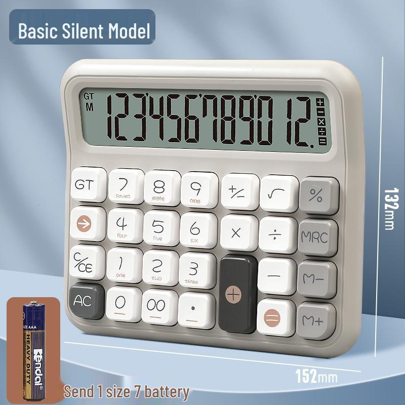 Q15Q16 Financial Calculator with Voice Function, Large Screen & Buttons for Office Use