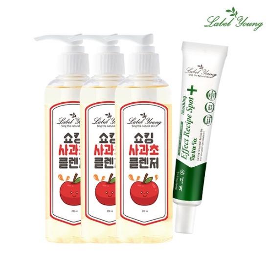 Soothing + Moisturizing/Shocking Apple Cider Vinegar Cleanser 3 + Spot Tea Tree Version 1 Apple Cider Vinegar Cleanser3+Spot Tea Tree