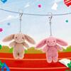 10cm Cute Bunny Plush Keychains Lovely Rabbit Backpack Charm Stuffed Animals Toy Bags Accessories Gifts for Girls Women Friends