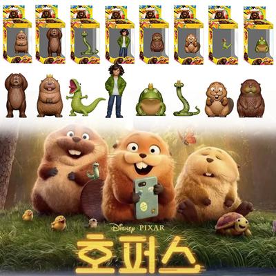 8 stylů Anime Hoppers ještěrka Mabel/Král Jiří/Starosta Jerry Roztomilá Humorná Akční Figurka Figurka Model Panenka Hračka Dárek navržený pro Děti