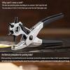 1pc-belt Punch Pliers Leather Belt Hole Eyelet Puncher Revolve Sewing Machine Bag Tool Watchband Strap Hand Tools