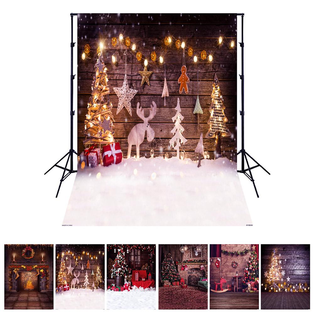 Andoer 1.5*2 Meters / 5*7 Feet Christmas Holiday Theme Background Photo Studio Props Foldable