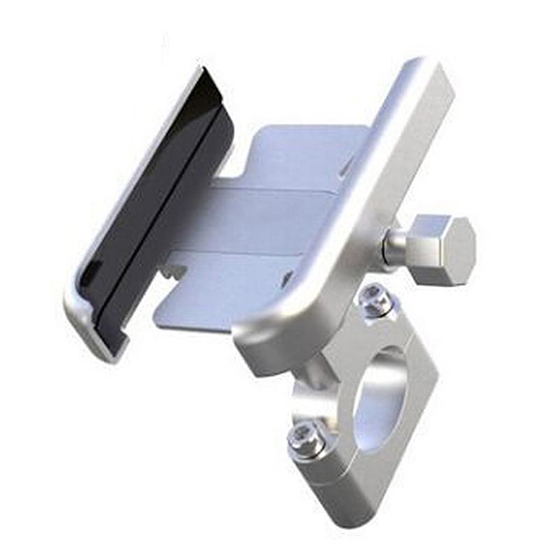 360 graders universalt metallsykkelmotorsykkelmotorspeil styre smarttelefonholder stativfeste for iPhone Xiaomi Samsung