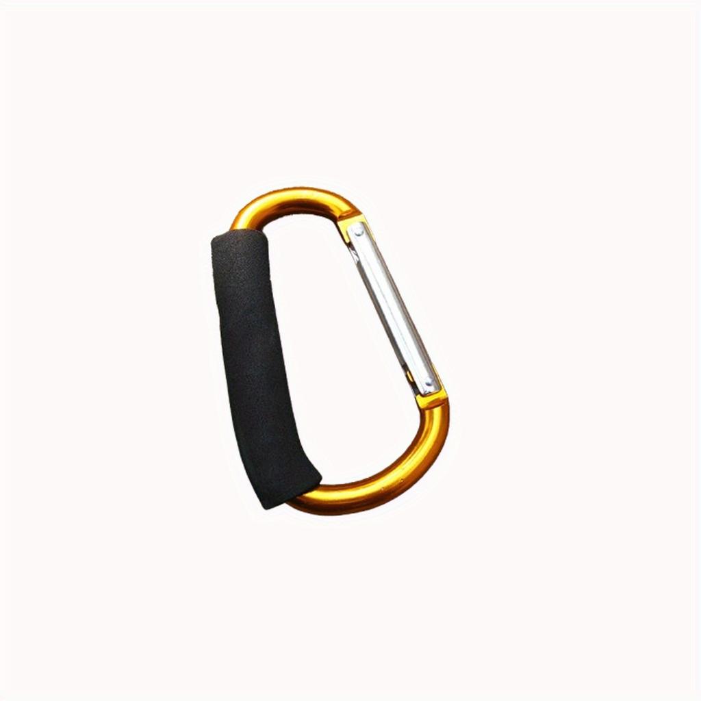 1Pcs Aluminum Alloy D-Ring Carabiner Hammock Hook Hook Organizer Shopping Bag Clip Hook for Outdoor Hiking Travel Backpack