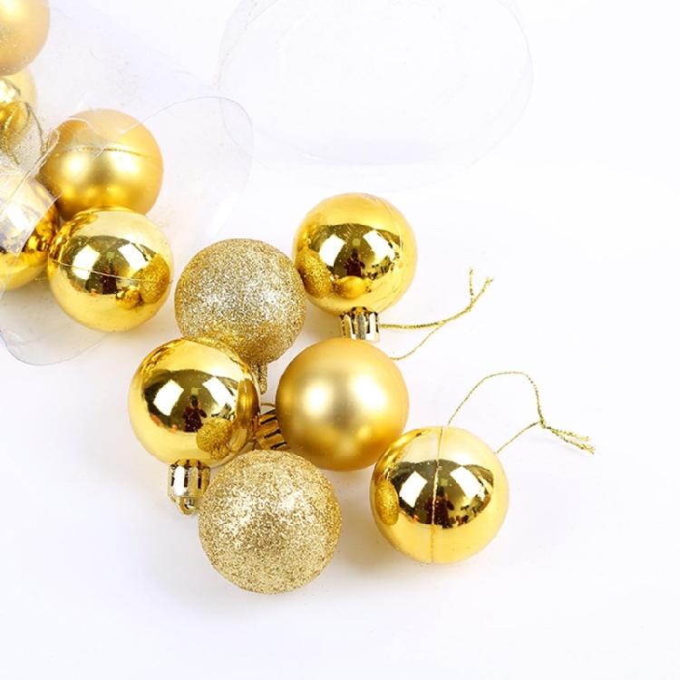 Christmas Ball Ornament 24pcs/box Baubles Holiday Wedding Home Decor