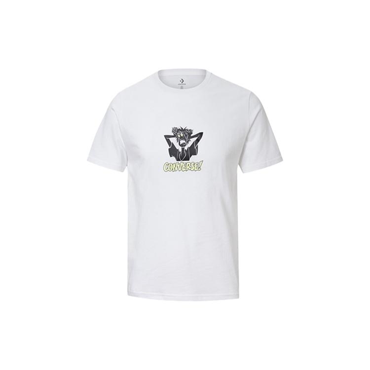 Converse x Scooby Doo Character T-shirt Asia Sizing White Men s 10020843-A02 L