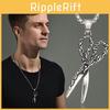 Retro Scissor Pendant Necklace For Men And Women In Stylish Hip Hop Design