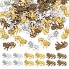 60Pcs 3 Colors Tibetan Style Alloy Pendants Lion Charms Mixed Color 14.5x21x4mm Hole: 2mm 20pcs/color