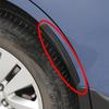 2pcs Universal Rubber Car Wheel Fender Flares Mud Flap Splash Guard Decorative Eyebrow Arch Strips for Vehicle Wheel Protection