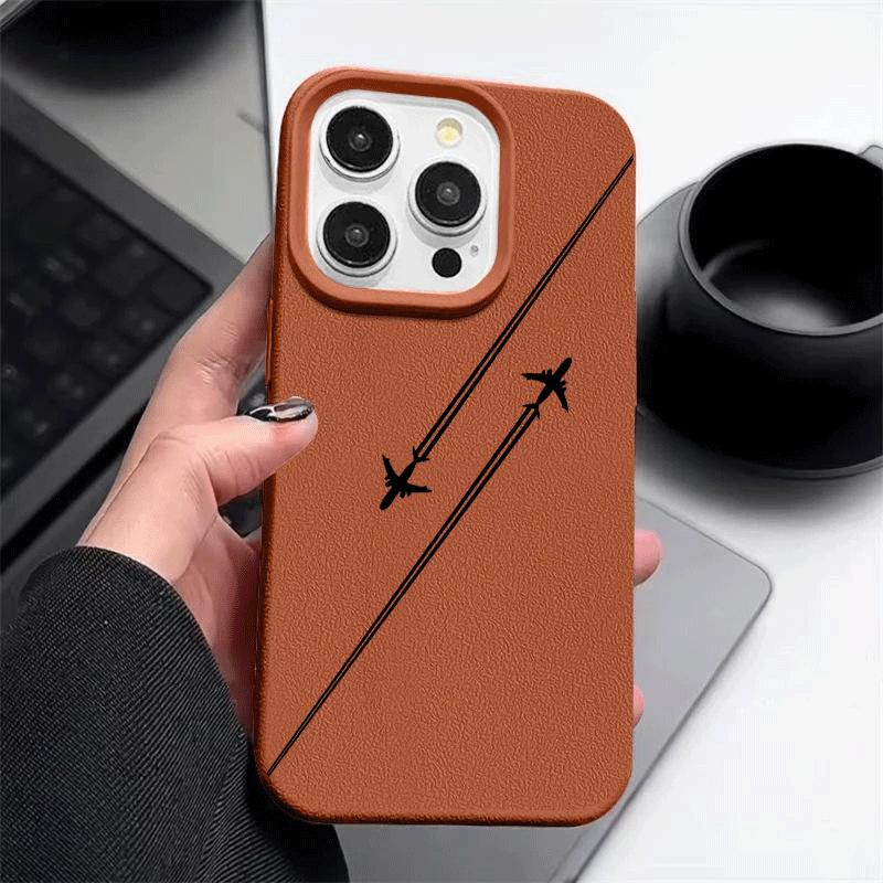 Case For VIVO V40 V50 V60 Lite Y04 Y29S Y400 Y33S Y21S Y22S Y17S Y03 Y04 Y18 Y28S Y28 Y39 Y31 X200FE Airplane Line Print Cover