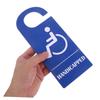 Artibetter 3pcs Blue Disabled Parking Signs Waterproof Weather Resistant Reinforced Material Vehicle Disabled Parking