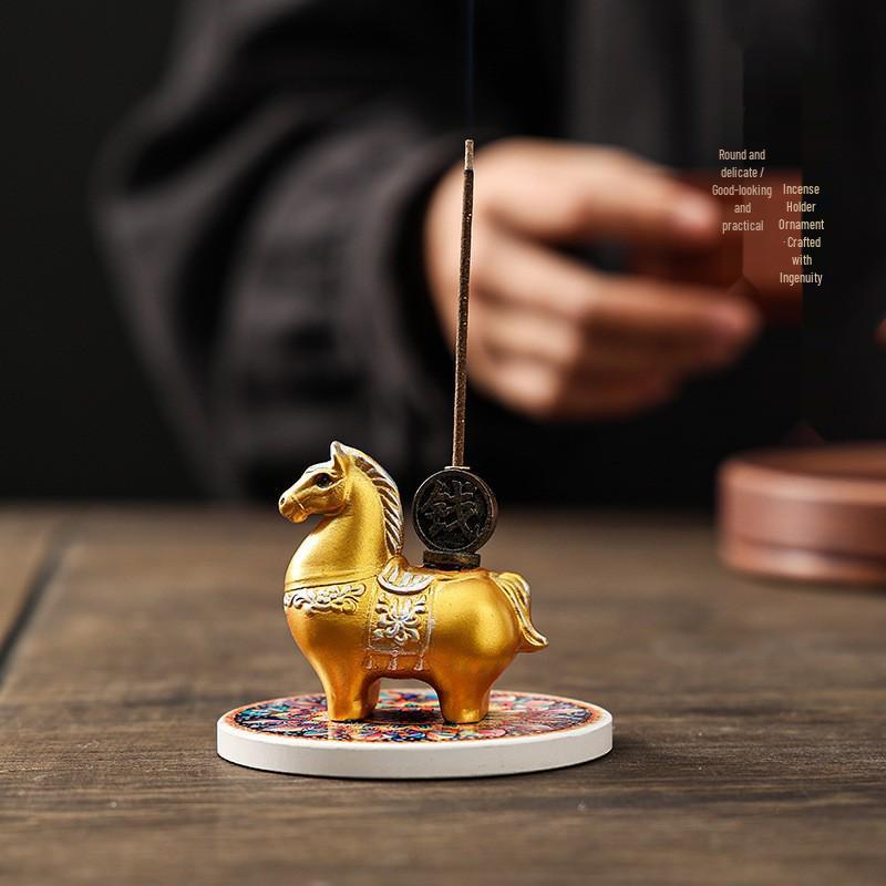 Year of the Horse Gift Box: Get Rich Incense Sticks for Indoor Use and Tea Table Display