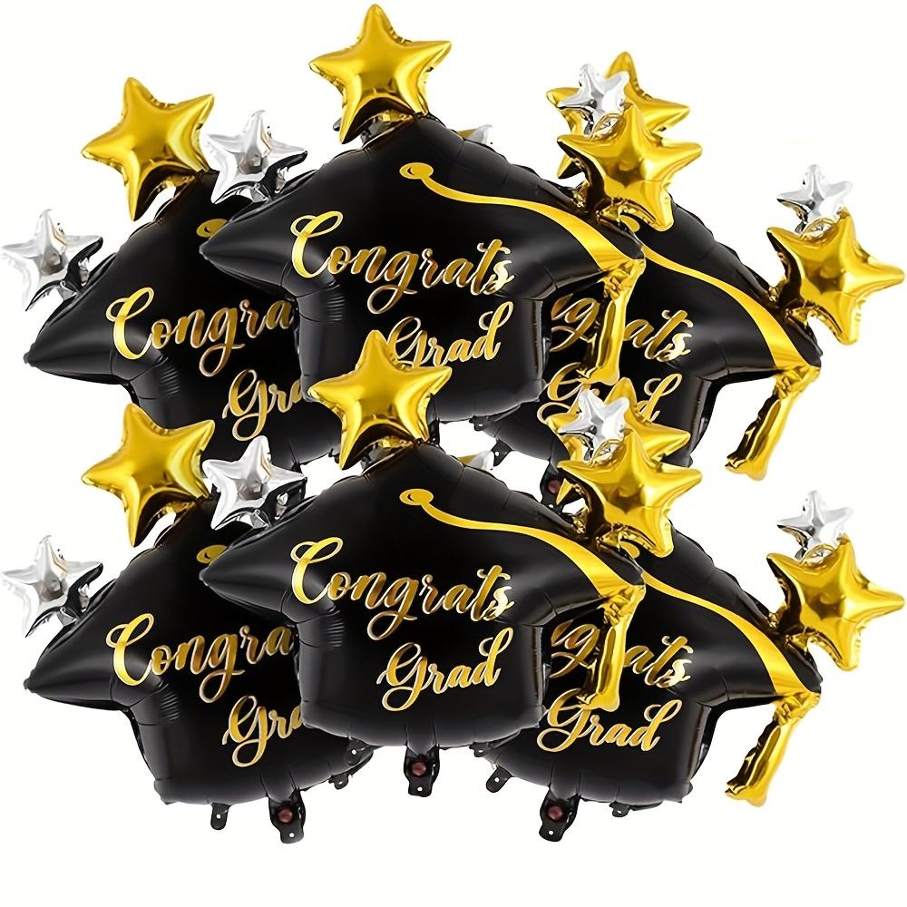 3/6Pcs Graduation Party Balloon Helium Globe Foil Balloon Congrats Grad School Celebrations 2026 Party Decor Globos Balloons