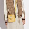 New COACH N/S Leather Shoulder Bag, Crossbody Bag Mini Women's Yellow C8321-IMS9V