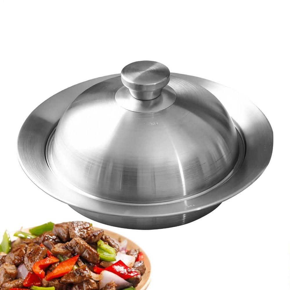 Portable Food Steam Plate Rustproof Round Pot Insert Tray Kitchen Supplies