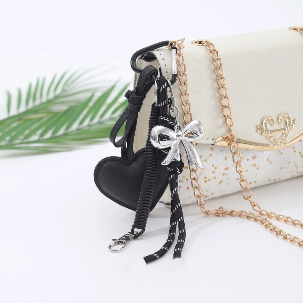 Yogodlns Heart Shape Mini Backpack Hanging Handbag Pendant Bag Pendant Bags Accessories
