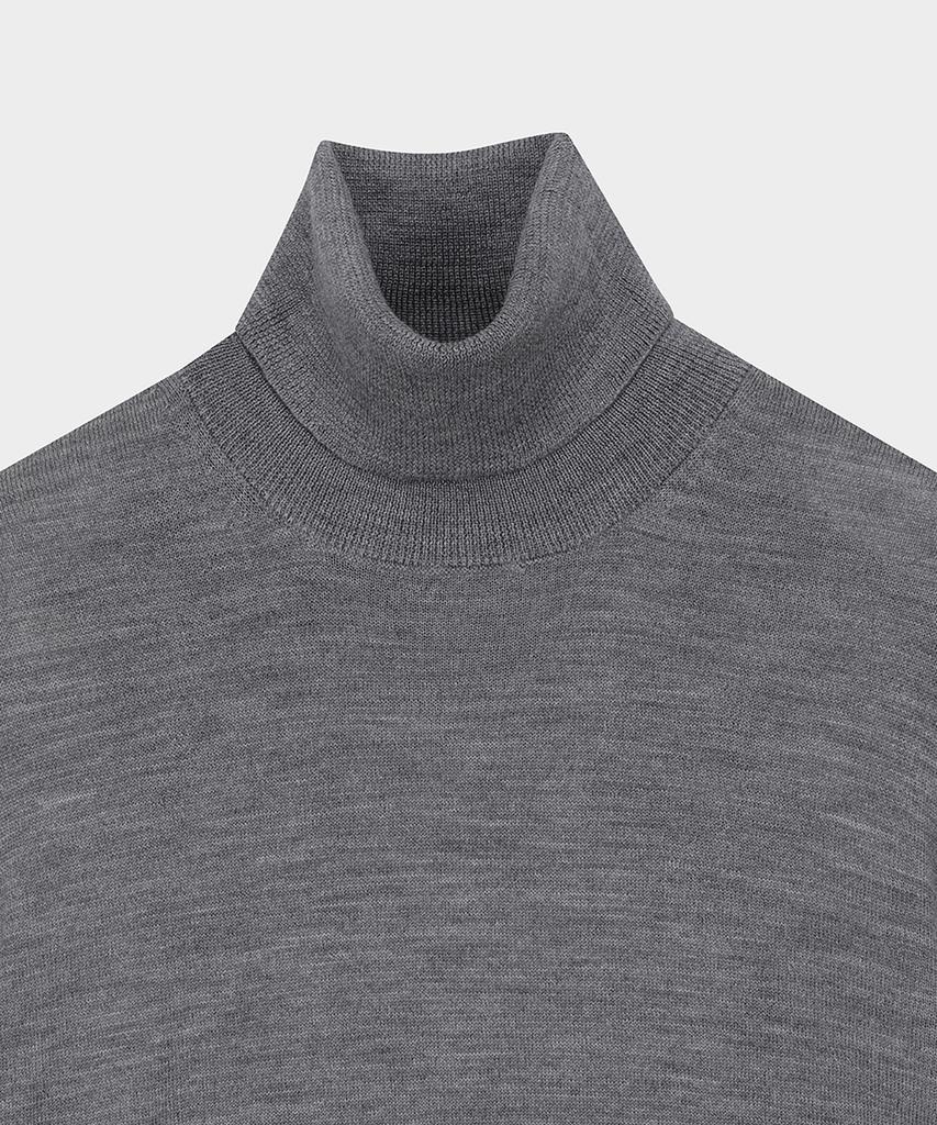 BROOKS BROTHERS [Women'S] Merino Wool Turtleneck Sweater (Grey) (Bbwuwf4031Wef)