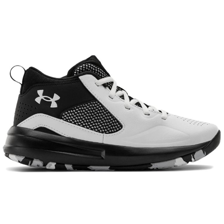 Under Armour Zapatillas para niños Lockdown 5 GS Blanco Negro 3023533-100