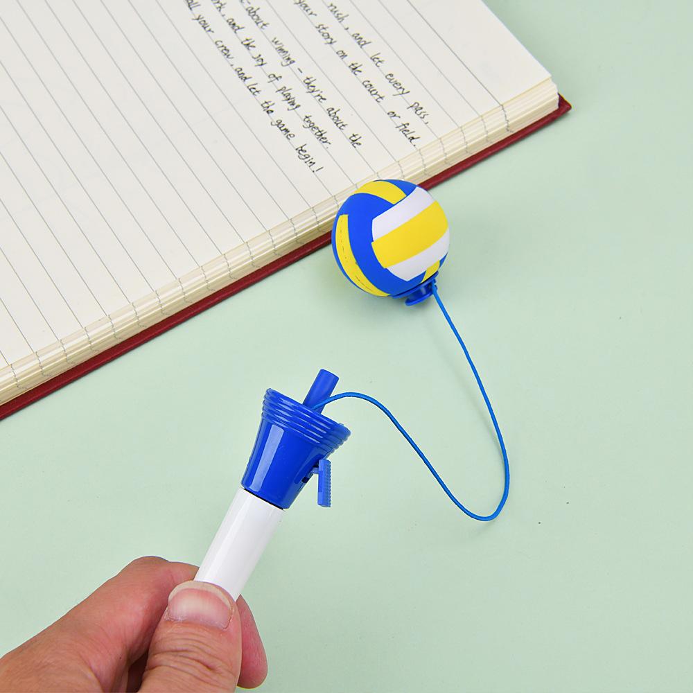 Creative Stress Relief Catapult Neutral Pen Vent Can Pinch Football Shaped Water Pen Funny Stationery