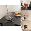 Trendy Mini Heart Shaped Bag For Kids And Adults With Sparkling Rhinestones