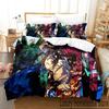 3D Print Anime Solo Leveling Bedding Set Duvet Cover Bed Set Quilt Cover Pillowcase Comforter King Queen Size Boys Adult Bedding