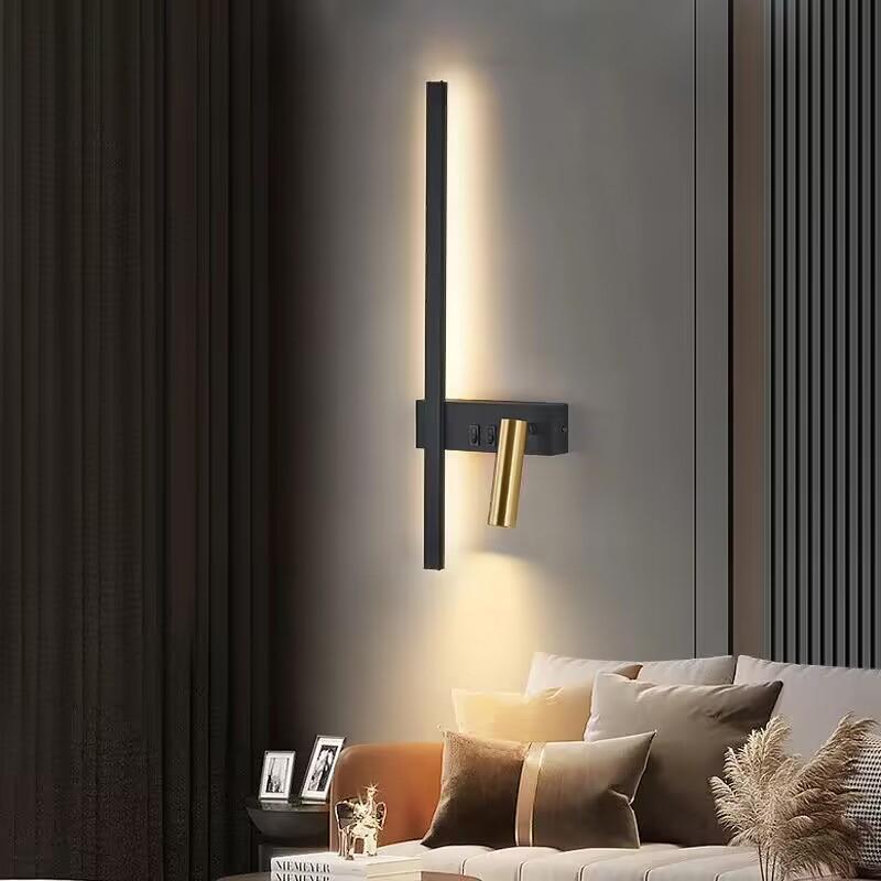 Nordic Led Wall Lamp Interior Lighting Fixture for Home Tv Bedside Living Room Corridor Decoration Modern Wall Light Sconces