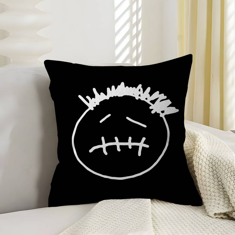 Rapper T-Travis S-Scott Personalized Pillow Cover Kids Bedroom Wild Party Decor Pillowcase Kid Birthday Shower Gift