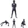 Adult And Children's Black Panther Bodysuit Costume For Halloween Cosplay
