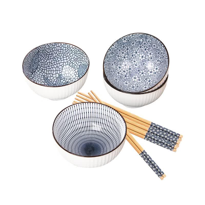 Betoice Valley Field Ceramic 8-Piece Tableware Set
