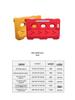 Red Plastic Double-Hole Anti-Collision Water-Filled Road Barrier for Construction and Maintenance Sites