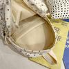 Women's Corduroy Backpack Large Capacity Bow Student Schoolbag