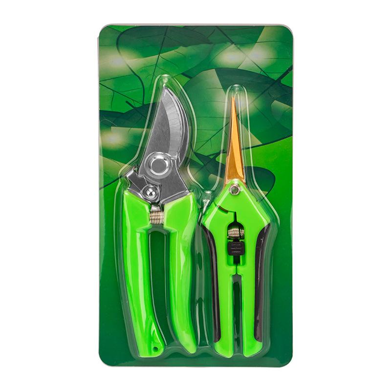 Stainless Steel Pruning Shears Garden Fruit Tree Shears Outdoor Fruit Picking Shears Gardening
