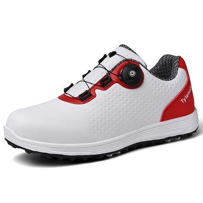 Profesionální protiskluzové voděodolné golfové boty s knoflíky přezka Unisex obuv Lehké golfové tenisky
