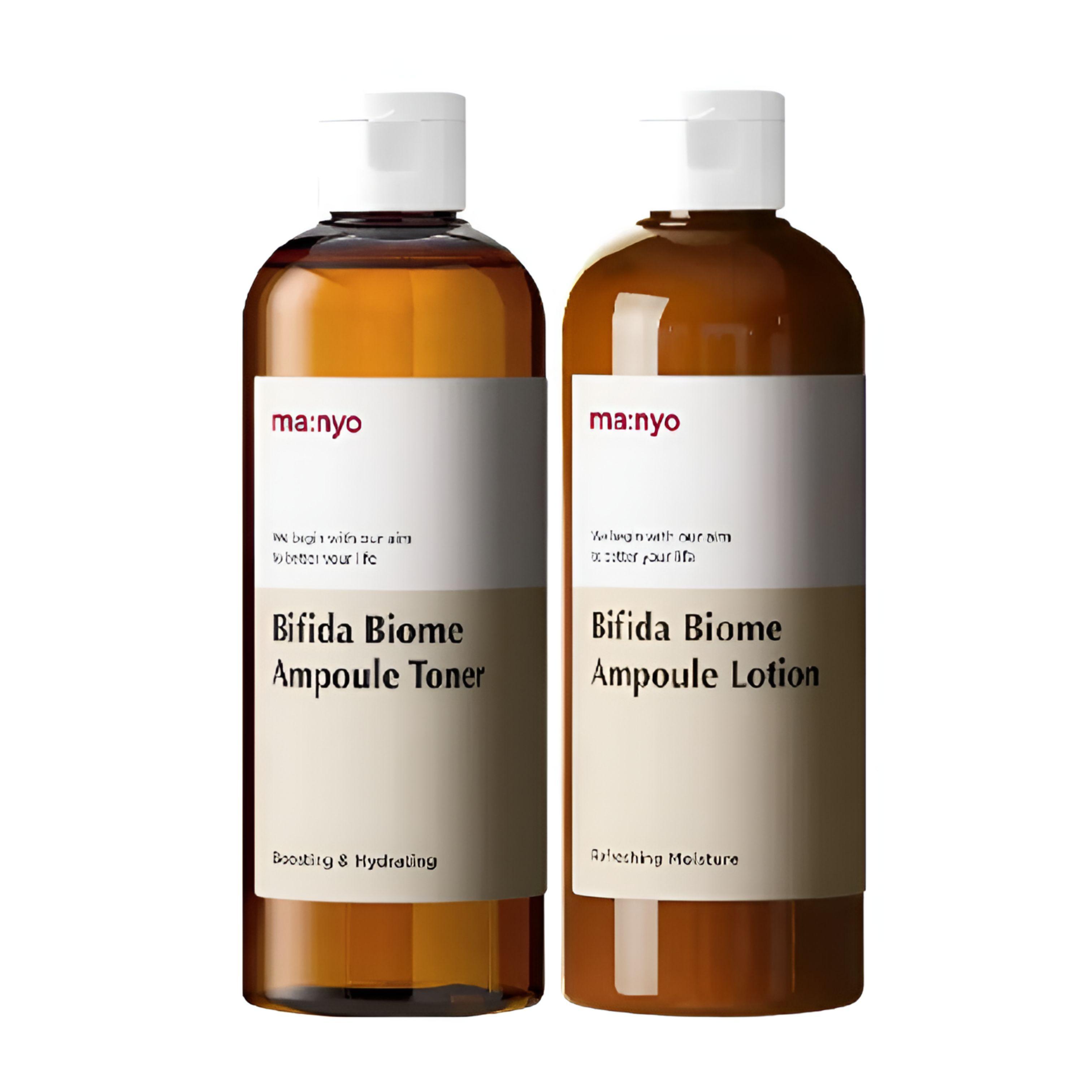 Manyo Factory Bifida Biome Ampoule Toner & Bifida Ampoule Lotion Set (300ml + 300ml)